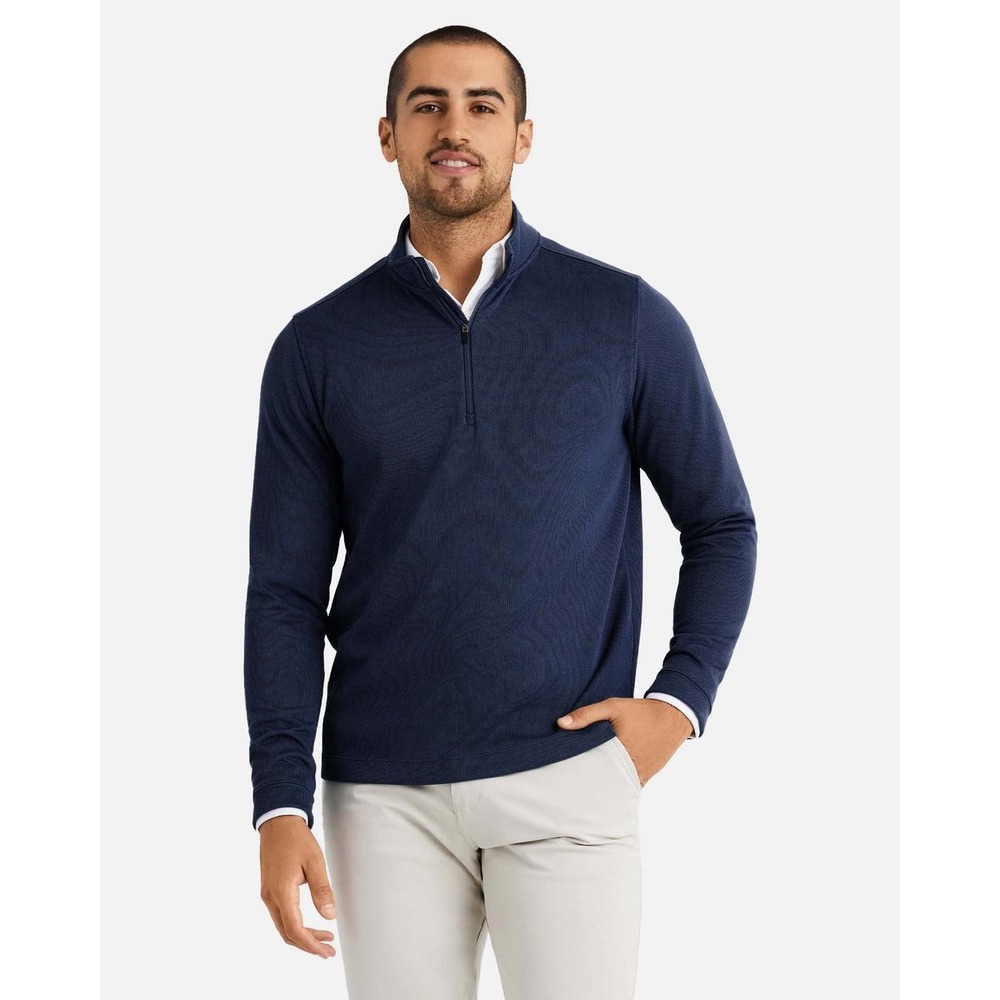 Rhone Commuter 1/4 Zip Sweater True Navy Large New With‎ Tags